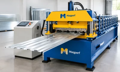 Máquina para forro metálico sob medida