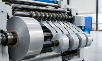 Máquina slitter para corte de bobina industrial